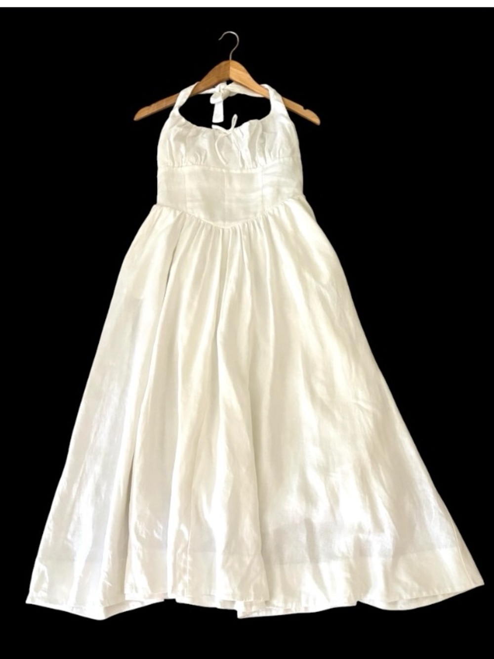 Reformation Balia Linen Midi Dress NWOT - Picture 7 of 8